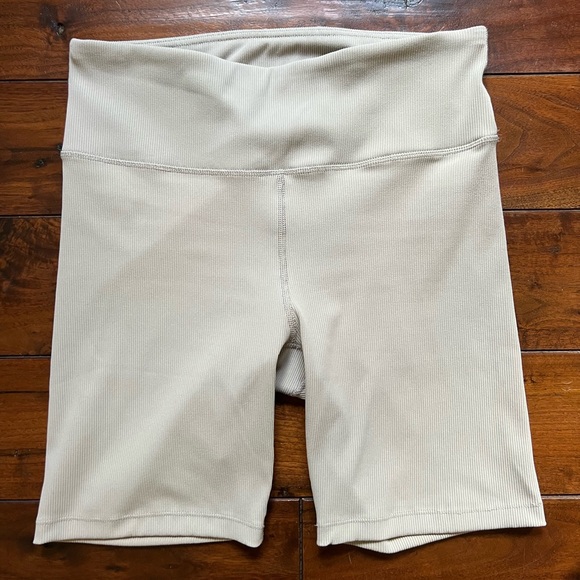 Ribbed biker shorts - Picture 1 of 3